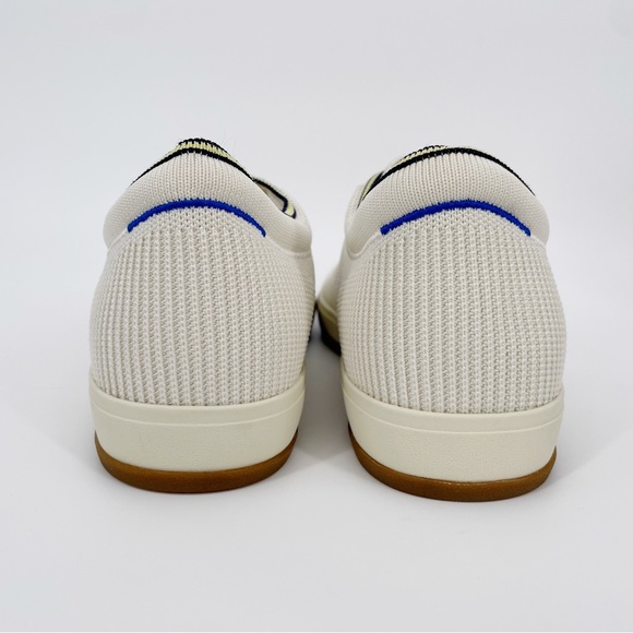 Rothy’s Lace Up Sneaker in Vanilla Cream Off White Neutral Knit Trainers Shoes - Picture 5 of 6